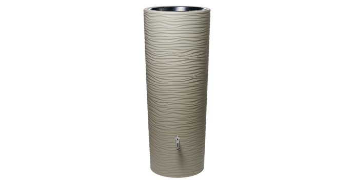 Soluvert Regenton design bloembak 2 in 1 Sahara - beige -350L
