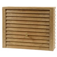 Regenton Houtlook lichtbruin 350L