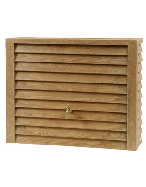 Soluvert Regenton Houtlook lichtbruin 350L