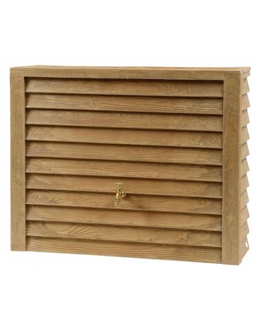 Soluvert Regenton Houtlook lichtbruin 350L