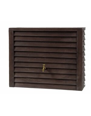 Soluvert Regenton Houtlook donkerbruin 350L