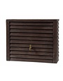 Soluvert Regenton Houtlook donkerbruin 350L