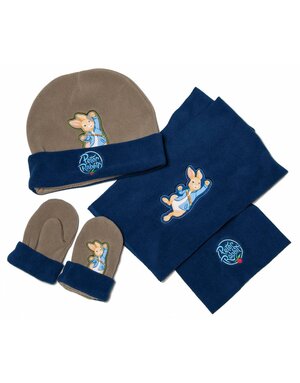 Peter Rabbit Outdoor Sjaal, muts en wanten Pieter Konijn