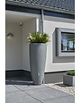 Soluvert Regenton met plantenbak 300 liter - Grijs – Soluvert regenton bloembak