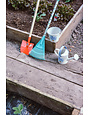 Peter Rabbit Outdoor Kindertuingereedschap met bezem, hark en schop Pieter Konijn (set van 3)