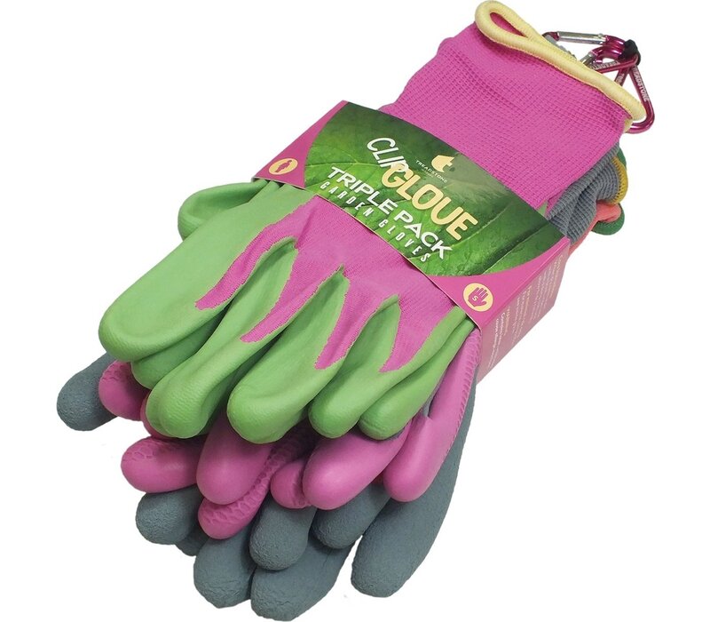 Clip Gloves Tuinhandschoenen - Vrouw - 3 pack