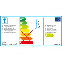 Easy Connect dimbare LED inbouwspot voor hout - warm wit - 12cm - 4W