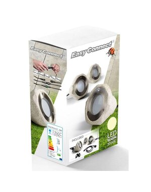 Easy Connect tuinverlichting Easy Connect complete set - 3 rotsverlichting ornamenten