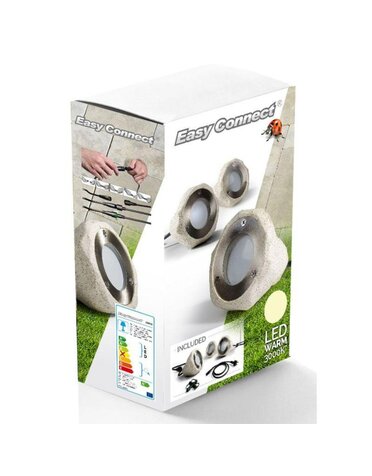Easy Connect tuinverlichting Easy Connect complete set - 3 rotsverlichting ornamenten