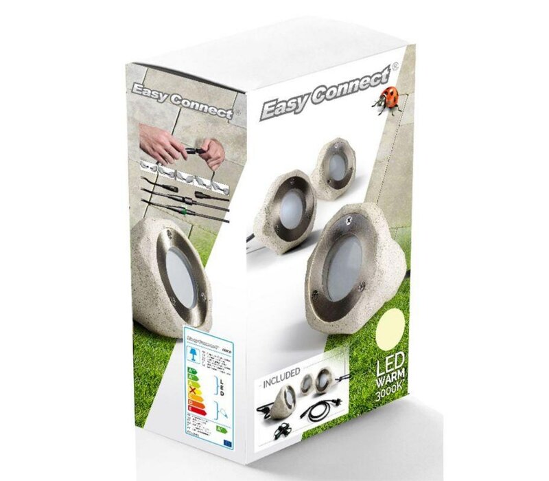 Easy Connect complete set - 3 rotsverlichting ornamenten