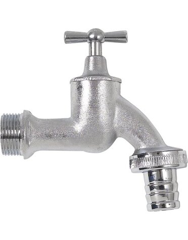 Soluvert Regentonkraan chroom 3/4"