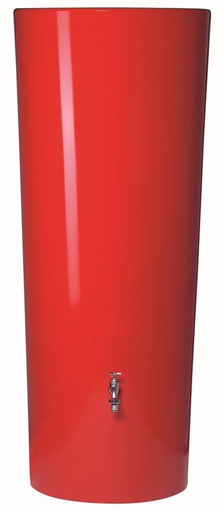 Soluvert Regenton design bloembak 2 in 1 Tomato - rood - 350L