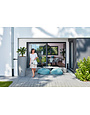 Soluvert Regenton design bloembak 2 in 1 Linus - grijs - 220L