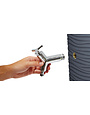 Soluvert Regenton design bloembak 2 in 1 350L grijs/blauw