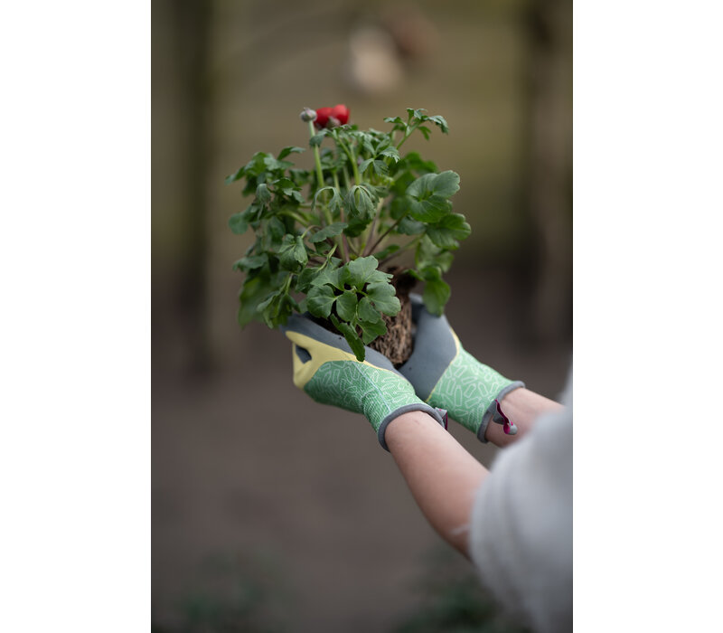 Duurzame Tuinhandschoen Clip Glove Plus Groen/Geel