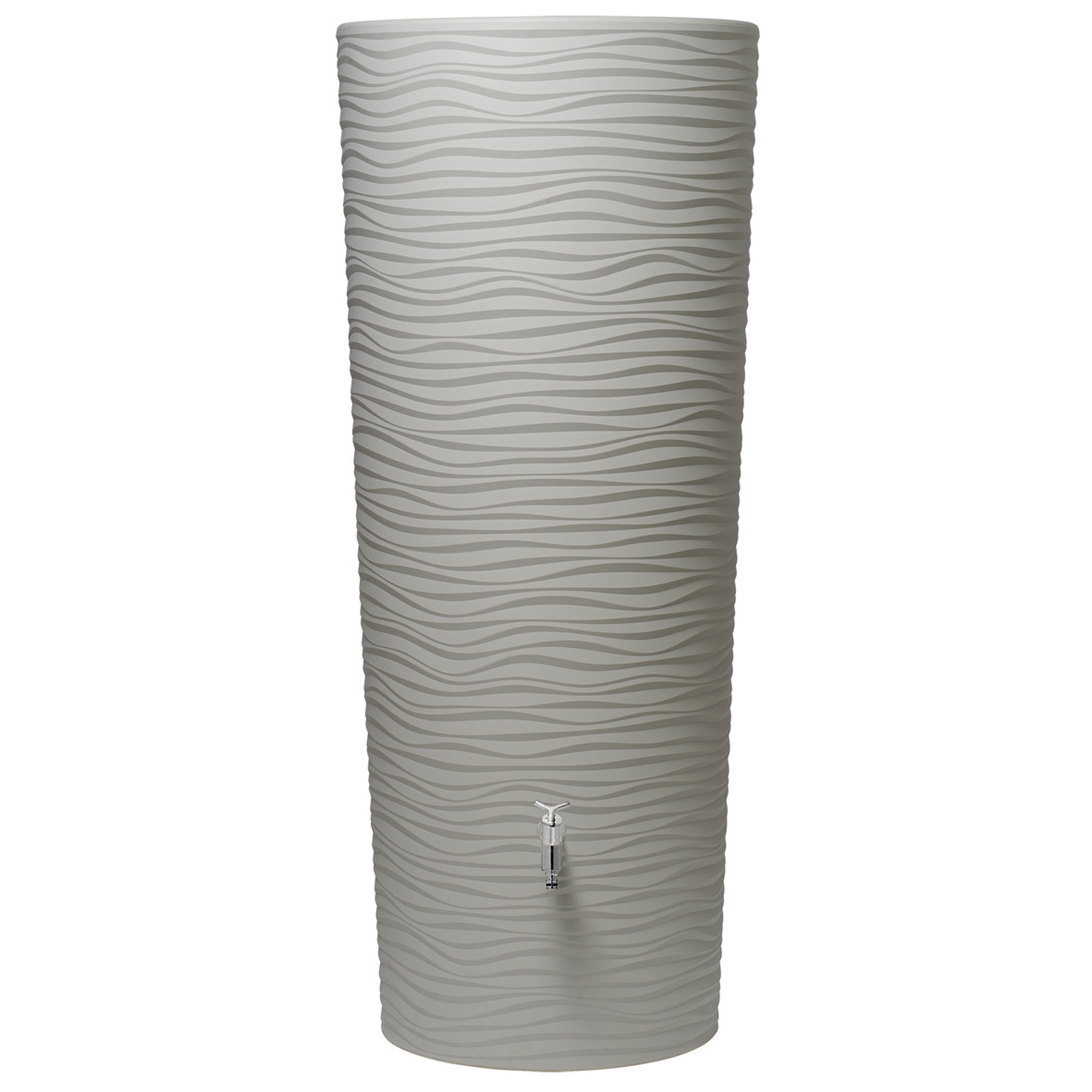 Soluvert Regenton design bloembak 2 in 1 350L grijs/blauw