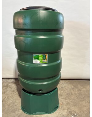 Soluvert Regenton groen met standaard zwart deksel - Tweede kansje