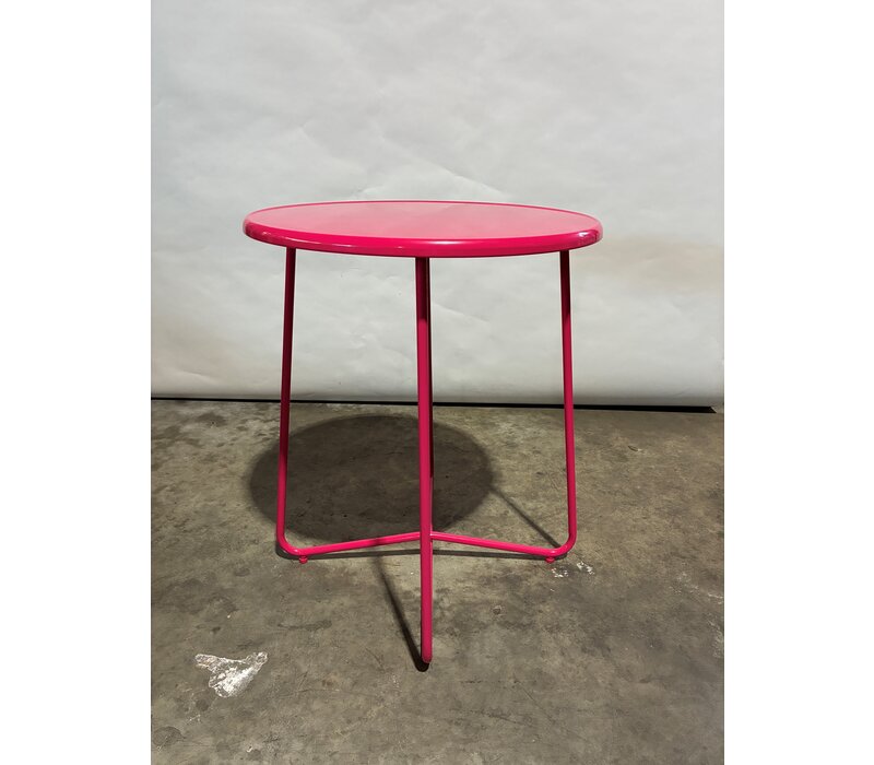 Laura Ashley roze bistrotafel Ø60 cm - Tweede kansje
