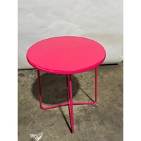 Laura Ashley roze bistrotafel Ø60 cm - Tweede kansje