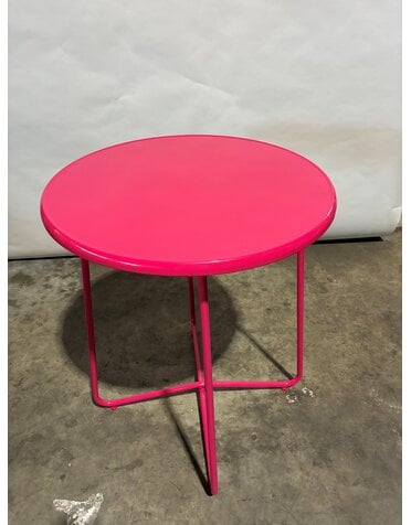 Laura Ashley Laura Ashley roze bistrotafel Ø60 cm - Tweede kansje