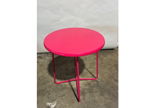 Soluvert Laura Ashley roze bistrotafel Ø60 cm - Tweede kansje
