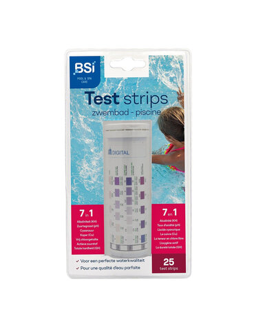 BSI Zwembadonderhoud  BSI Poolstrip 7 in 1 - 25 stuks