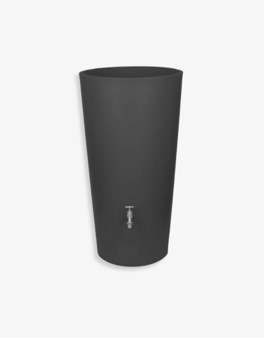 Soluvert Design Regenton met Plantenbak Antraciet 150L