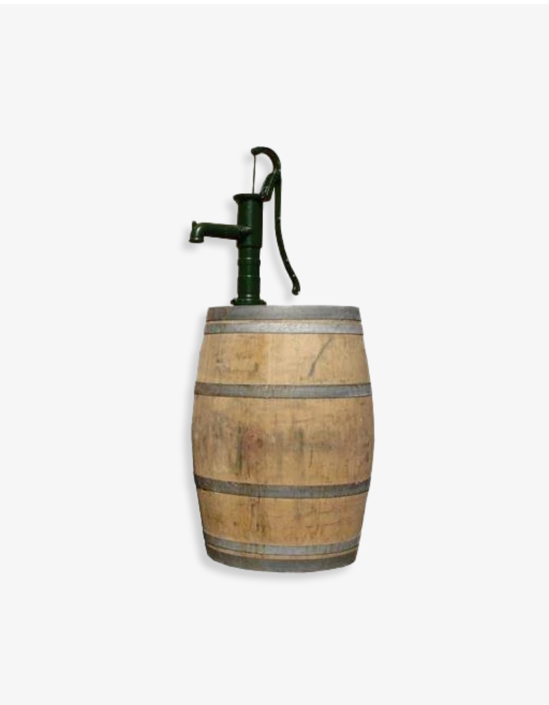 Soluvert Eiken regenton met waterpomp 225L