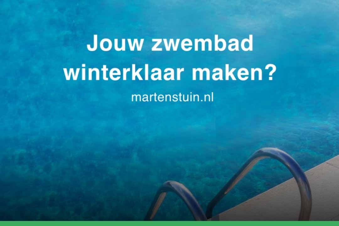 Zwembad winterklaar maken