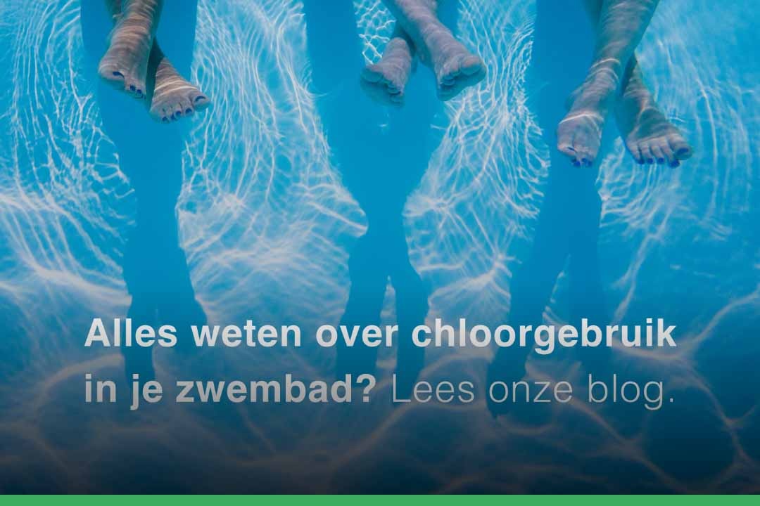 Minder chloor gebruiken in het zwembad 