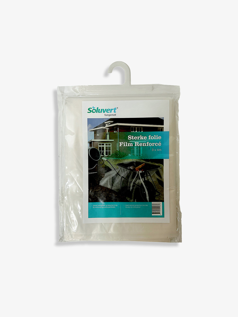Martens Afdekfolie 3x4 meter transparant – Beschermfolie voor vloer en meubels