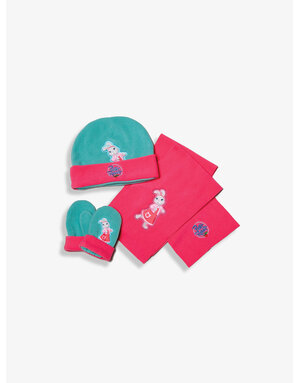 Peter Rabbit Outdoor Kindersjaal, muts en wanten Lily Bobtail