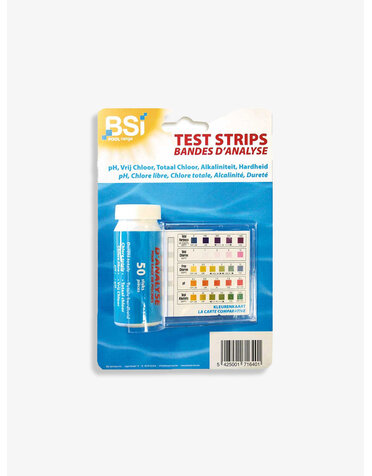 BSI Zwembadonderhoud  BSI test strips 50 stuks