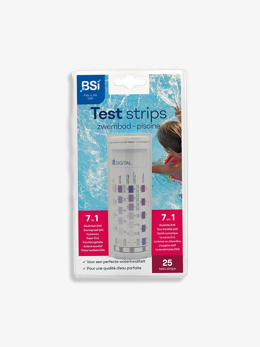 BSI Zwembadonderhoud  BSI Poolstrip 7 in 1 - 25 stuks