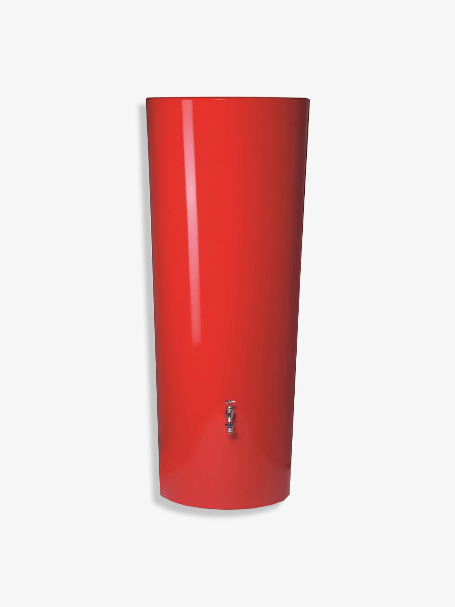 Soluvert Regenton design bloembak 2 in 1 Tomato - rood - 350L