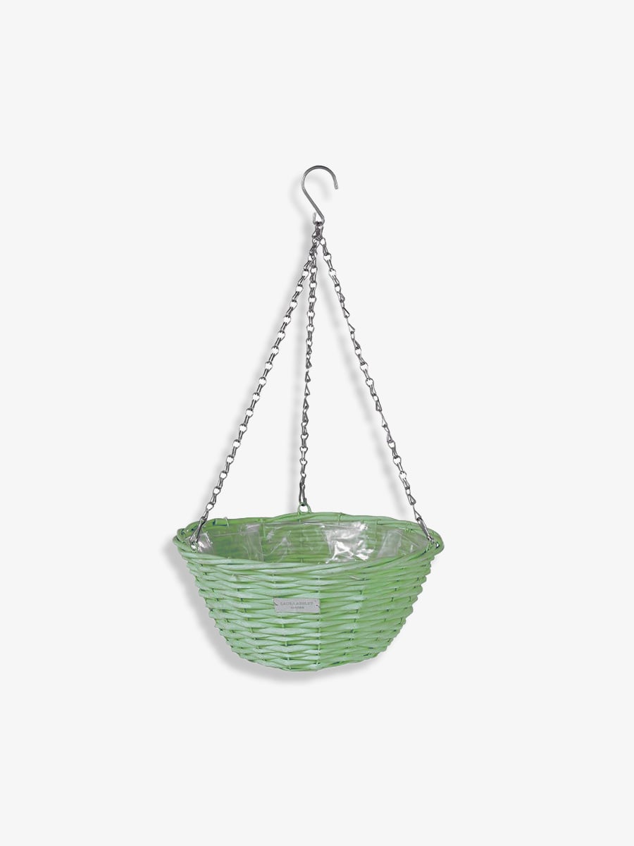Laura Ashley Rieten plantenbak groen