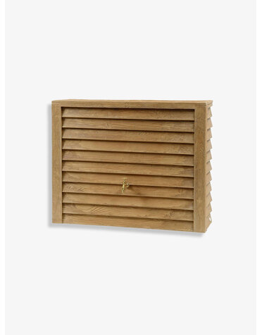 Soluvert Regenton Houtlook lichtbruin 350L