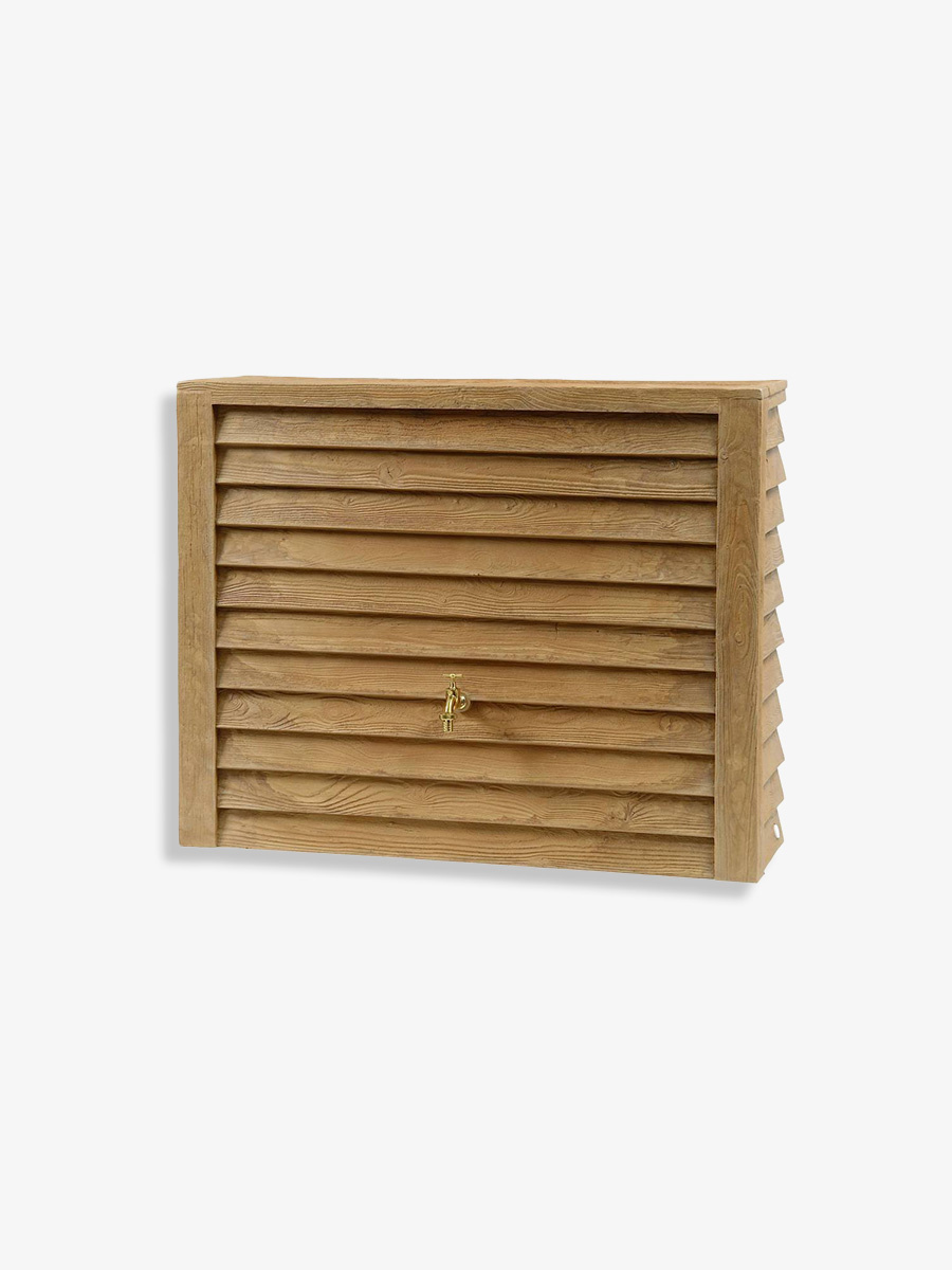 Soluvert Regenton Houtlook lichtbruin 350L