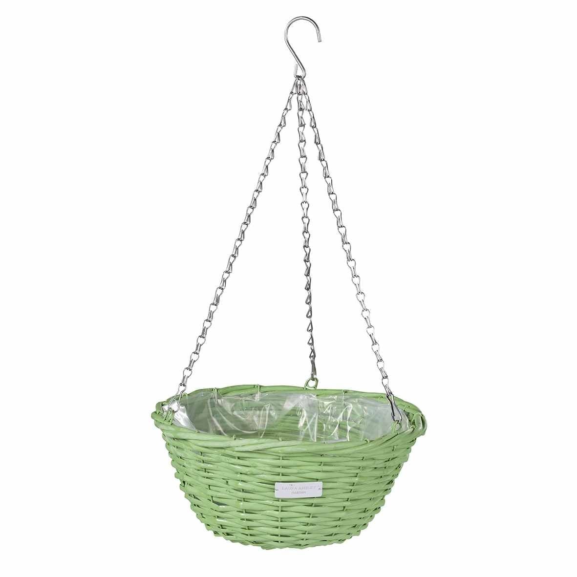 Laura Ashley Rieten plantenbak groen