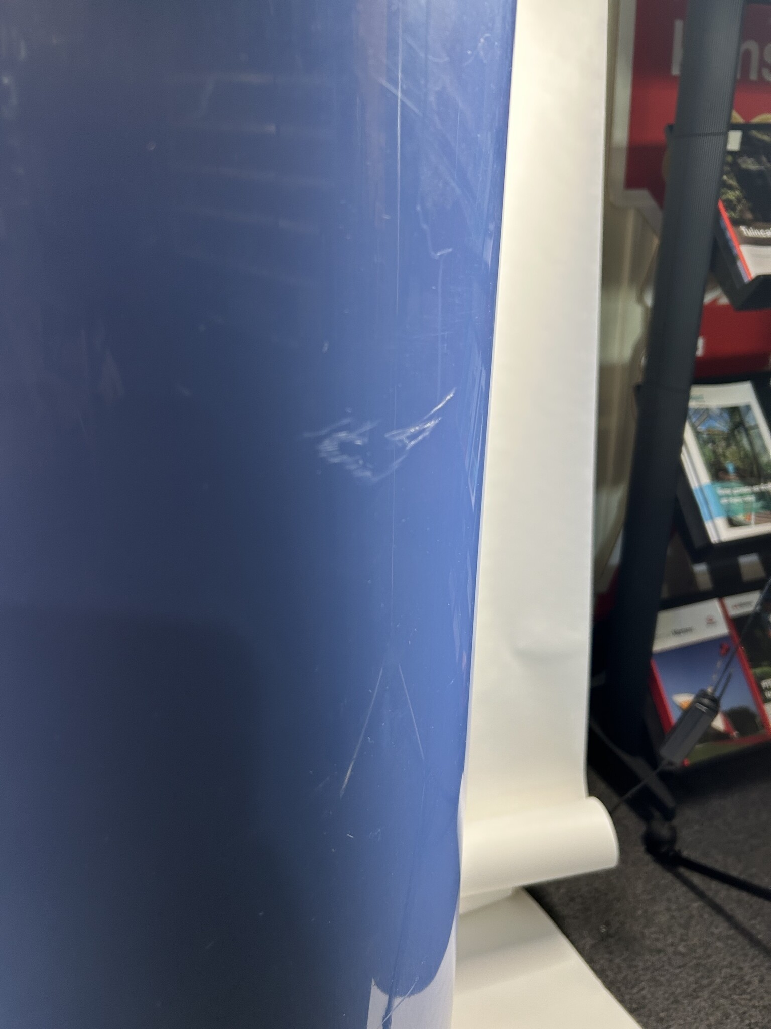 Soluvert Regenton blauw met bloembak 350L - tweede kansje