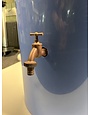 Soluvert Regenton blauw met bloembak 350L - tweede kansje