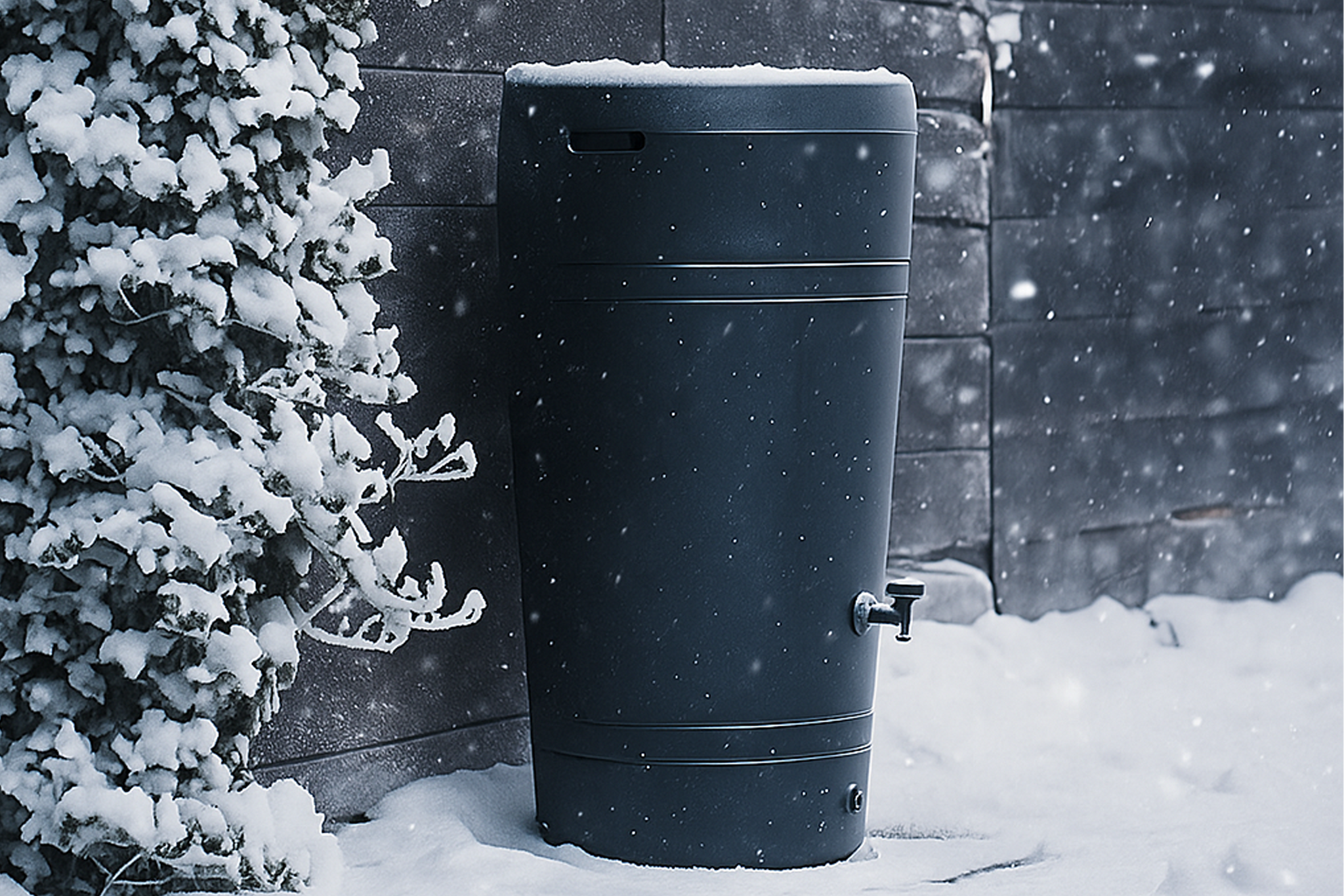 Regenton winterklaar maken: zo voorkom je vorstschade
