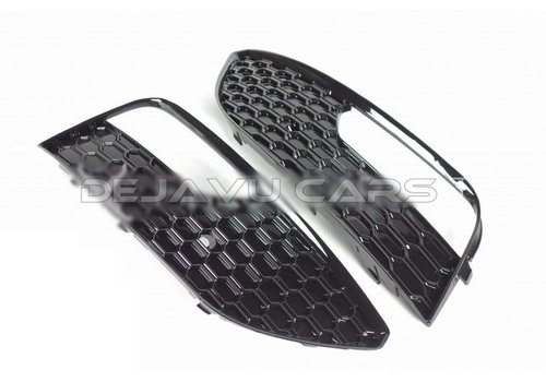 OEM Line ® RS3 Look Nebelscheinwerfergitter Piano Black Edition für Audi A3 8V