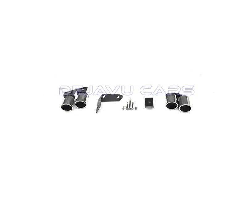 S line Look Diffuser + Exhaust tail pipes for Audi A4 B8