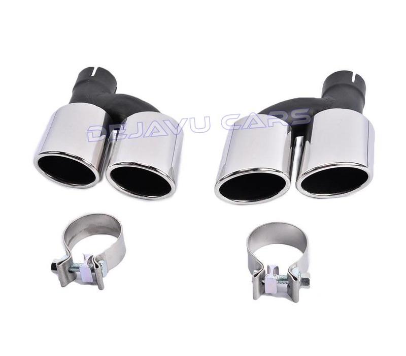 S4 Look Diffuser + Exhaust tail pipes for Audi A4 B8