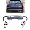 OEM Line ® S4 Look Diffuser + Exhaust tail pipes for Audi A4 B9