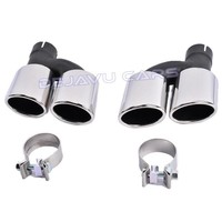 S Look Exhaust Tail pipes set for Audi S3 S4 S5 S6 S7 S8 SQ3 SQ5 SQ7