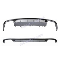 S6 Look Diffuser + Exhaust tail pipes for Audi A6 C7.5 Facelift