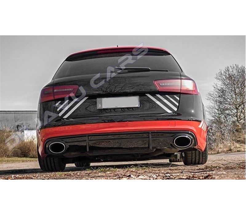 RS6 Look Diffuser for Audi A6 C7 S line / S6