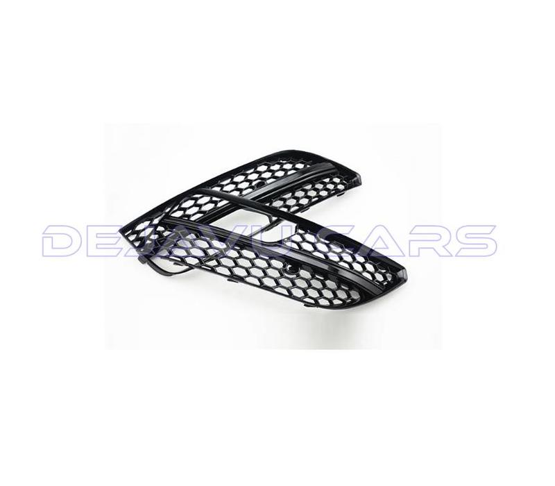 RS3 Look Fog light grille Black Edition for Audi A3 8V